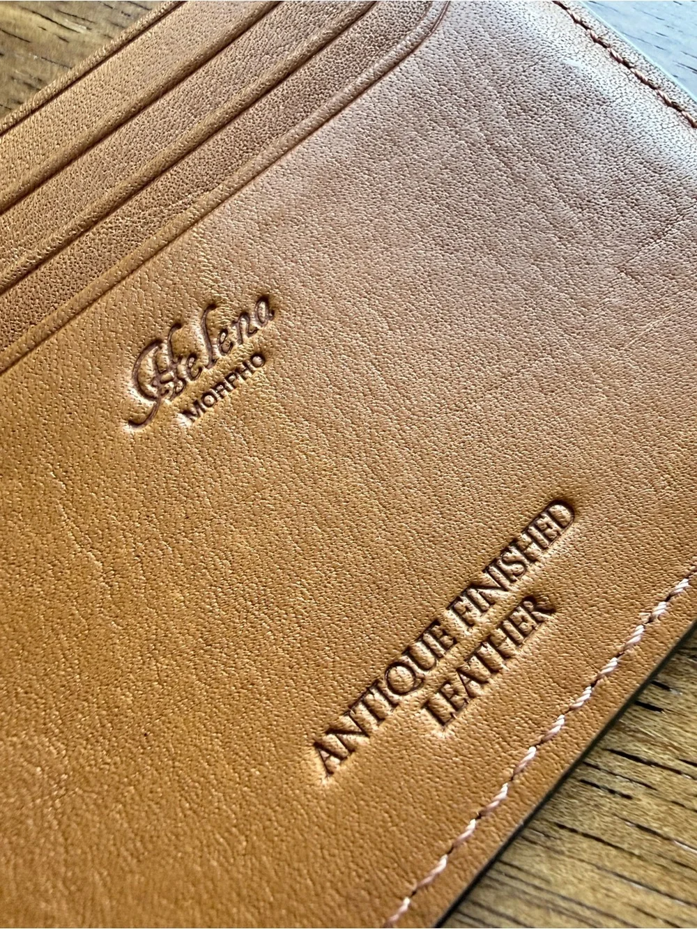 Helena Tan Leather Card & Key Holder